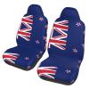 LPLSNWS New Zealand Flag Patterned, Durable Car Seat Covers, 2-Pack Suitable for Passenger Cars, Trucks, Commercial Vehicles, and Marine Seats view 1