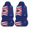 LPLSNWS New Zealand Flag Patterned, Durable Car Seat Covers, 2-Pack Suitable for Passenger Cars, Trucks, Commercial Vehicles, and Marine Seats view 2