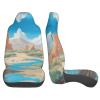 LPLSNWS Oasis in The Desert Patterned, Durable Car Seat Covers, 2-Pack Suitable for Passenger Cars, Trucks, Commercial Vehicles, and Marine Seats view 4