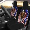 LPLSNWS USA Flag Patriotic Eagle Patterned, Durable Car Seat Covers, 2-Pack Suitable for Passenger Cars, Trucks, Commercial Vehicles, and Marine Seats view 3