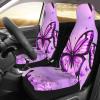 LPLSNWS Purple Butterfly Patterned, Durable Car Seat Covers, 2-Pack Suitable for Passenger Cars, Trucks, Commercial Vehicles, and Marine Seats view 3