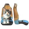 LPLSNWS Bedroom Kitten Patterned, Durable Car Seat Covers, 2-Pack Suitable for Passenger Cars, Trucks, Commercial Vehicles, and Marine Seats view 4