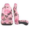 LPLSNWS Pretty Pink Roses Patterned, Durable Car Seat Covers, 2-Pack Suitable for Passenger Cars, Trucks, Commercial Vehicles, and Marine Seats view 4