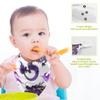 CUPADA Baby Face Towels Muslin Washcloths Purple Dragon Magic Absorbent Wash Soft Towel for Newborn Infant 5Pcs view 3
