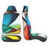 LPLSNWS Round Palette Patterned, Durable Car Seat Covers, 2-Pack Suitable for Passenger Cars, Trucks, Commercial Vehicles, and Marine Seats view 4