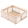 Large Baby Playpen for Babies and Toddlers -79x71 Inches Indoor & Outdoor Baby Playard with Ocean Balls and Pulling Ring view 1
