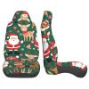 LPLSNWS Santa Claus and Christmas Deer Patterned, Durable Car Seat Covers, 2-Pack Suitable for Passenger Cars, Trucks, Commercial Vehicles, and Marine Seats view 4