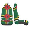 LPLSNWS Flag of The Commonwealth of Dominica Patterned, Durable Car Seat Covers, 2-Pack Suitable for Passenger Cars, Trucks, Commercial Vehicles, and Marine Seats view 4