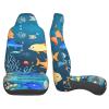 LPLSNWS Blue Underwater World of Fish Patterned, Durable Car Seat Covers, 2-Pack Suitable for Passenger Cars, Trucks, Commercial Vehicles, and Marine Seats view 4