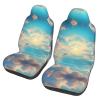 LPLSNWS Cloudy Sky Patterned, Durable Car Seat Covers, 2-Pack Suitable for Passenger Cars, Trucks, Commercial Vehicles, and Marine Seats view 1