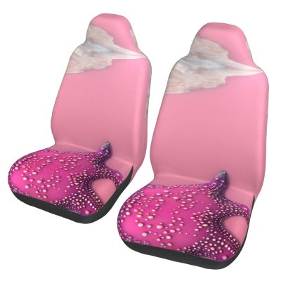 LPLSNWS Pink Sand Beach Patterned, Durable Car Seat Covers, 2-Pack Suitable for Passenger Cars, Trucks, Commercial Vehicles, and Marine Seats