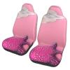 LPLSNWS Pink Sand Beach Patterned, Durable Car Seat Covers, 2-Pack Suitable for Passenger Cars, Trucks, Commercial Vehicles, and Marine Seats view 1