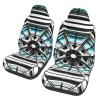 LPLSNWS Octagon Building Patterned, Durable Car Seat Covers, 2-Pack Suitable for Passenger Cars, Trucks, Commercial Vehicles, and Marine Seats view 1