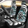 LPLSNWS Octagon Building Patterned, Durable Car Seat Covers, 2-Pack Suitable for Passenger Cars, Trucks, Commercial Vehicles, and Marine Seats view 3
