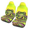 LPLSNWS Frog in A Pond Patterned, Durable Car Seat Covers, 2-Pack Suitable for Passenger Cars, Trucks, Commercial Vehicles, and Marine Seats view 1