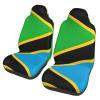LPLSNWS Tanzania Flag Patterned, Durable Car Seat Covers, 2-Pack Suitable for Passenger Cars, Trucks, Commercial Vehicles, and Marine Seats view 1