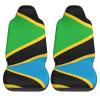 LPLSNWS Tanzania Flag Patterned, Durable Car Seat Covers, 2-Pack Suitable for Passenger Cars, Trucks, Commercial Vehicles, and Marine Seats view 2