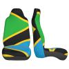 LPLSNWS Tanzania Flag Patterned, Durable Car Seat Covers, 2-Pack Suitable for Passenger Cars, Trucks, Commercial Vehicles, and Marine Seats view 4