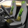 LPLSNWS Cartoon Pineapple Patterned, Durable Car Seat Covers, 2-Pack Suitable for Passenger Cars, Trucks, Commercial Vehicles, and Marine Seats view 3
