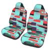 LPLSNWS Striped Combination Patterned, Durable Car Seat Covers, 2-Pack Suitable for Passenger Cars, Trucks, Commercial Vehicles, and Marine Seats view 1