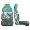 LPLSNWS Two Happy Koalas Patterned, Durable Car Seat Covers, 2-Pack Suitable for Passenger Cars, Trucks, Commercial Vehicles, and Marine Seats view 4