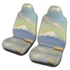 LPLSNWS Mt. Fuji in The Distance Patterned, Durable Car Seat Covers, 2-Pack Suitable for Passenger Cars, Trucks, Commercial Vehicles, and Marine Seats view 1