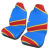 LPLSNWS Flag of The Congo Patterned, Durable Car Seat Covers, 2-Pack Suitable for Passenger Cars, Trucks, Commercial Vehicles, and Marine Seats view 1