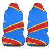 LPLSNWS Flag of The Congo Patterned, Durable Car Seat Covers, 2-Pack Suitable for Passenger Cars, Trucks, Commercial Vehicles, and Marine Seats view 2