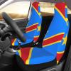 LPLSNWS Flag of The Congo Patterned, Durable Car Seat Covers, 2-Pack Suitable for Passenger Cars, Trucks, Commercial Vehicles, and Marine Seats view 3