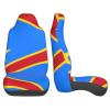 LPLSNWS Flag of The Congo Patterned, Durable Car Seat Covers, 2-Pack Suitable for Passenger Cars, Trucks, Commercial Vehicles, and Marine Seats view 4