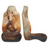 LPLSNWS Horses Running in The Water Patterned, Durable Car Seat Covers, 2-Pack Suitable for Passenger Cars, Trucks, Commercial Vehicles, and Marine Seats view 4