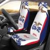 LPLSNWS Iowa State Flag Patterned, Durable Car Seat Covers, 2-Pack Suitable for Passenger Cars, Trucks, Commercial Vehicles, and Marine Seats view 3