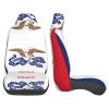 LPLSNWS Iowa State Flag Patterned, Durable Car Seat Covers, 2-Pack Suitable for Passenger Cars, Trucks, Commercial Vehicles, and Marine Seats view 4