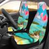 LPLSNWS Caribbean Scenery Patterned, Durable Car Seat Covers, 2-Pack Suitable for Passenger Cars, Trucks, Commercial Vehicles, and Marine Seats view 3