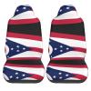LPLSNWS Ohio State Flag Patterned, Durable Car Seat Covers, 2-Pack Suitable for Passenger Cars, Trucks, Commercial Vehicles, and Marine Seats view 2