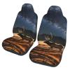 LPLSNWS Elk in The Meadow Patterned, Durable Car Seat Covers, 2-Pack Suitable for Passenger Cars, Trucks, Commercial Vehicles, and Marine Seats view 1