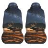 LPLSNWS Elk in The Meadow Patterned, Durable Car Seat Covers, 2-Pack Suitable for Passenger Cars, Trucks, Commercial Vehicles, and Marine Seats view 2