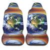 LPLSNWS Cosmic Earth Patterned, Durable Car Seat Covers, 2-Pack Suitable for Passenger Cars, Trucks, Commercial Vehicles, and Marine Seats view 2