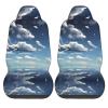 LPLSNWS Blue Sky and White Clouds Patterned, Durable Car Seat Covers, 2-Pack Suitable for Passenger Cars, Trucks, Commercial Vehicles, and Marine Seats view 2