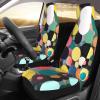 LPLSNWS Abstract Painting of Circles Patterned, Durable Car Seat Covers, 2-Pack Suitable for Passenger Cars, Trucks, Commercial Vehicles, and Marine Seats view 3