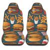 LPLSNWS Lots of Tasty Food Patterned, Durable Car Seat Covers, 2-Pack Suitable for Passenger Cars, Trucks, Commercial Vehicles, and Marine Seats view 2