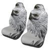 LPLSNWS Sketching an Eagle Patterned, Durable Car Seat Covers, 2-Pack Suitable for Passenger Cars, Trucks, Commercial Vehicles, and Marine Seats view 1