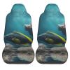 LPLSNWS A Beautiful Fish Patterned, Durable Car Seat Covers, 2-Pack Suitable for Passenger Cars, Trucks, Commercial Vehicles, and Marine Seats view 2