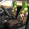 LPLSNWS Cute Sloth Patterned, Durable Car Seat Covers, 2-Pack Suitable for Passenger Cars, Trucks, Commercial Vehicles, and Marine Seats view 3