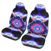 LPLSNWS Four Dimensional Space Patterned, Durable Car Seat Covers, 2-Pack Suitable for Passenger Cars, Trucks, Commercial Vehicles, and Marine Seats view 1