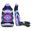 LPLSNWS Four Dimensional Space Patterned, Durable Car Seat Covers, 2-Pack Suitable for Passenger Cars, Trucks, Commercial Vehicles, and Marine Seats view 4