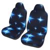 LPLSNWS Cartoon Blue Star Patterned, Durable Car Seat Covers, 2-Pack Suitable for Passenger Cars, Trucks, Commercial Vehicles, and Marine Seats view 1