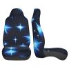 LPLSNWS Cartoon Blue Star Patterned, Durable Car Seat Covers, 2-Pack Suitable for Passenger Cars, Trucks, Commercial Vehicles, and Marine Seats view 4