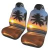 LPLSNWS Sunset Beach Patterned, Durable Car Seat Covers, 2-Pack Suitable for Passenger Cars, Trucks, Commercial Vehicles, and Marine Seats view 1