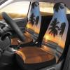 LPLSNWS Sunset Beach Patterned, Durable Car Seat Covers, 2-Pack Suitable for Passenger Cars, Trucks, Commercial Vehicles, and Marine Seats view 3